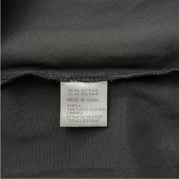 Papillon Black Dress Gold Sequin Embellished Sz‎ M Party Cocktail Sleeveless - Picture 8 of 11